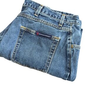 All American Clothing Co Mens Blue Denim Jeans Style AAC101D Cut 5470 40x30